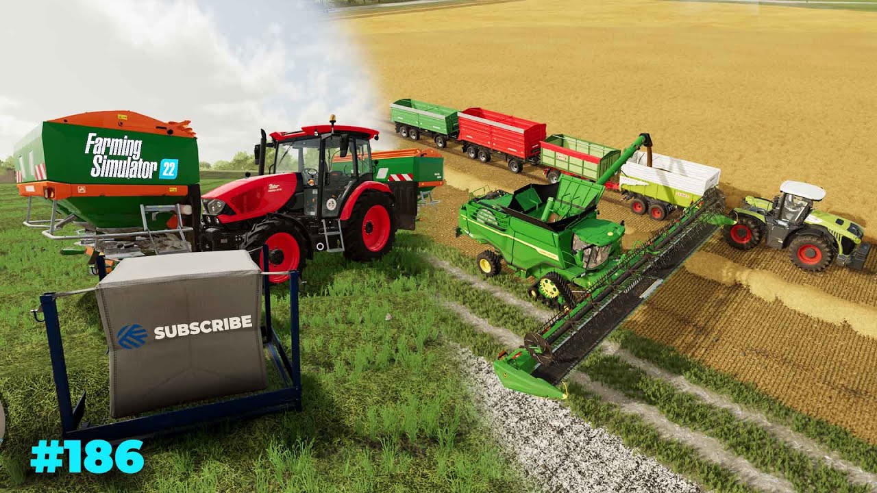 2 Times Grass Silage and 4 Trailer Barley Harvest | FARMING SIMULATOR 22