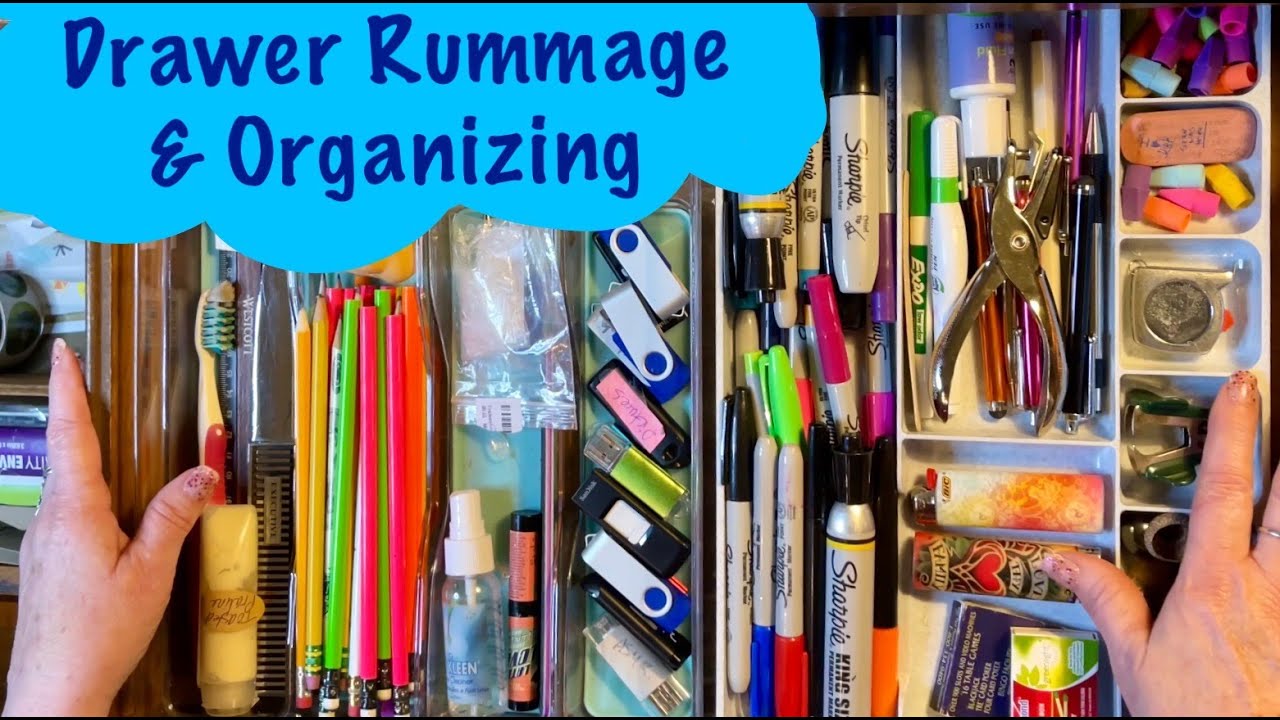 ASMR Request/Drawer Rummage & Organization (Whispered) Office supplies! No talking version tomorrow.