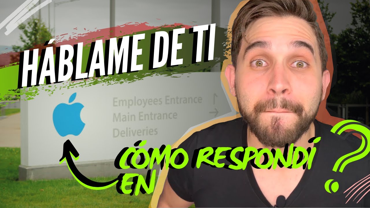 HÁBLAME DE TI ► MEJOR Respuesta a esta Pregunta de Entrevista Laboral [+ mi NUEVA FÓRMULA 2021] 😱