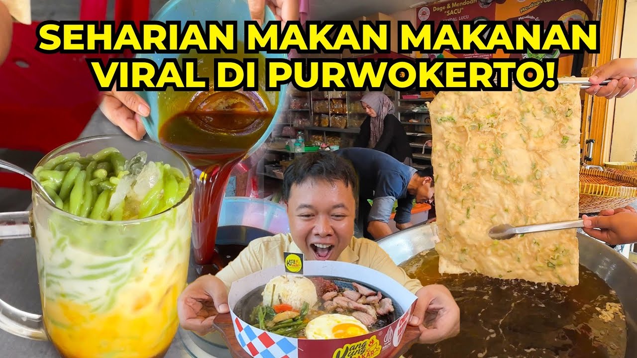 Seharian Nyobain Makanan Viral di Purwokerto! Ada Mendoan Raksasanya, Bisa Buat Bantal!