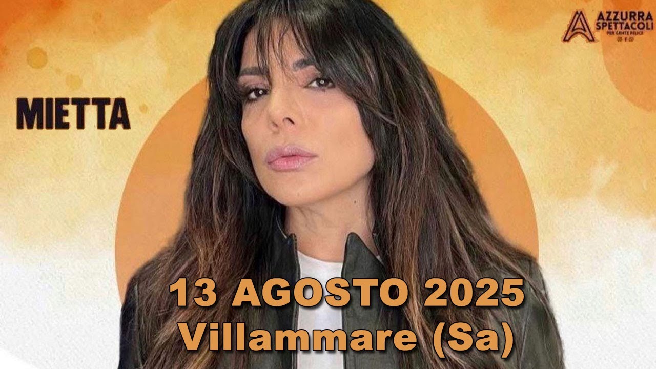Villammare: grande successo per il concerto di Mietta