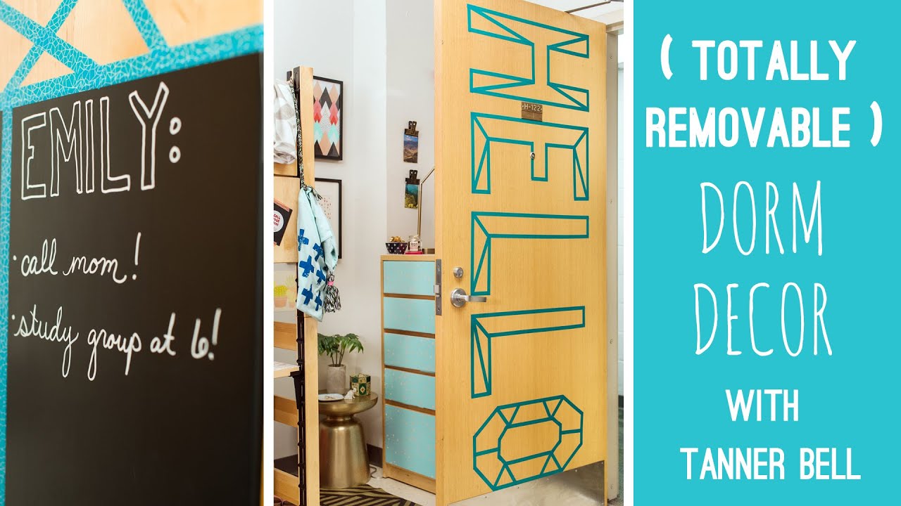 3 Totally Removable Dorm Room Ideas for Your Walls