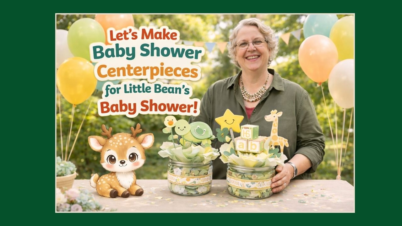 Making Baby Shower Centerpieces For Little Bean Baby Shower!  CONNECT AND GROW