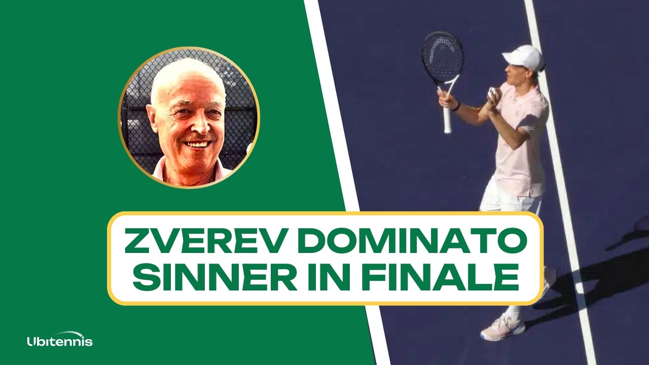 Dominato Zverev: SINNER IN FINALE 💪