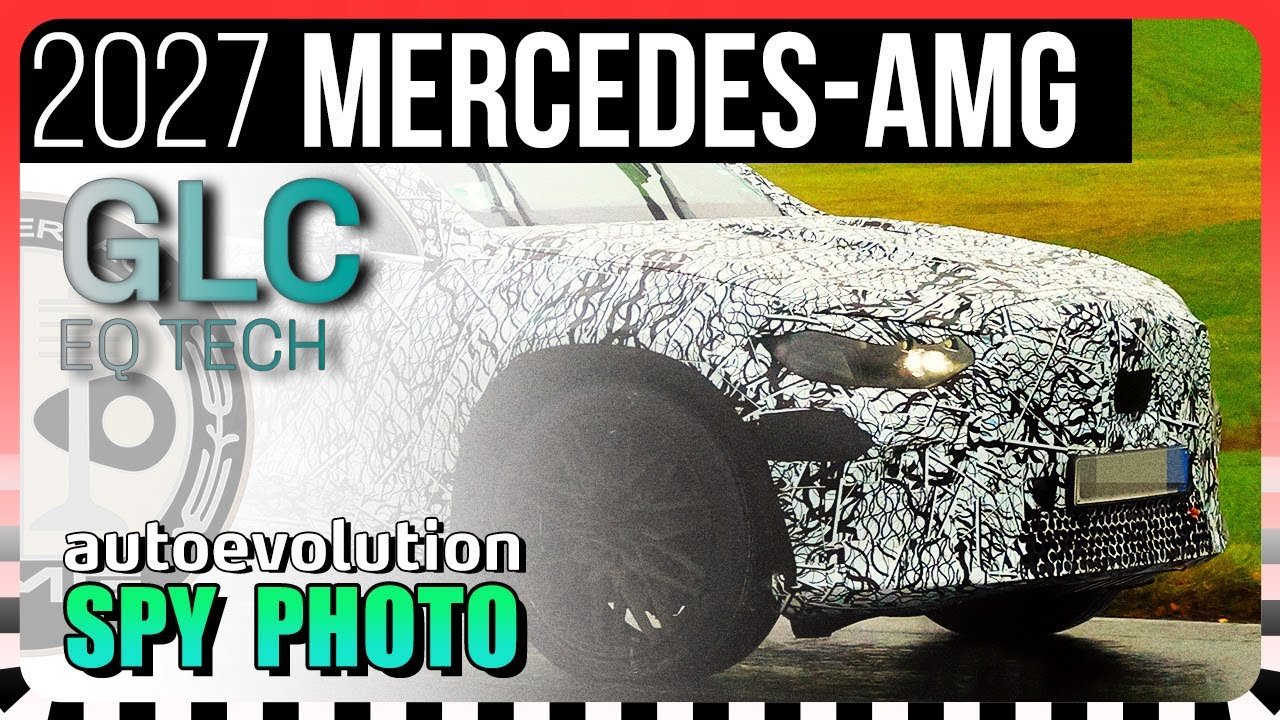 Mercedes-AMG GLC EQ Tech 2027 года // ШПИОНИРОВОЧНЫЕ ФОТО