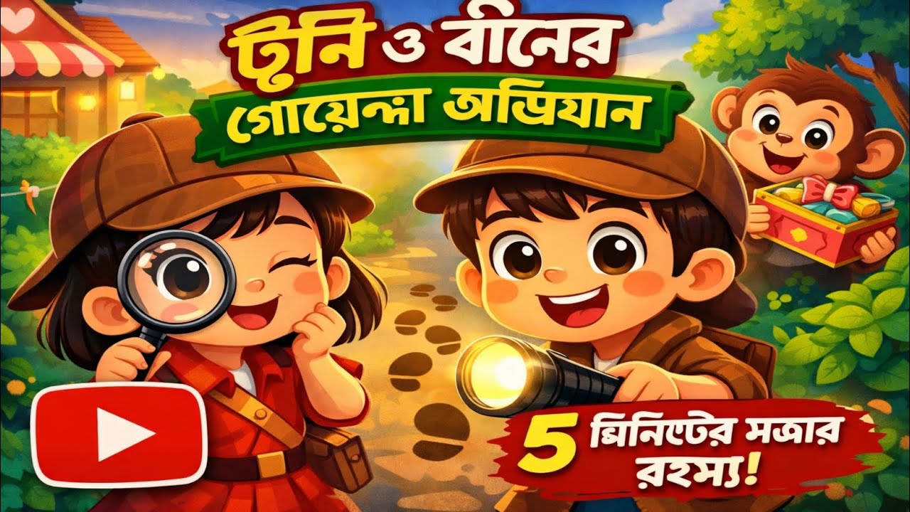 টুনি ও বীনের রহস্য অভিযান | Tuni & Bine’s Mystery Adventure 