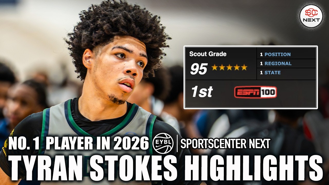 NO. 1 PROSPECT Tyran Stokes DOMINATED in his final AAU season 💪 | Nike EYBL Highlights | SC Next