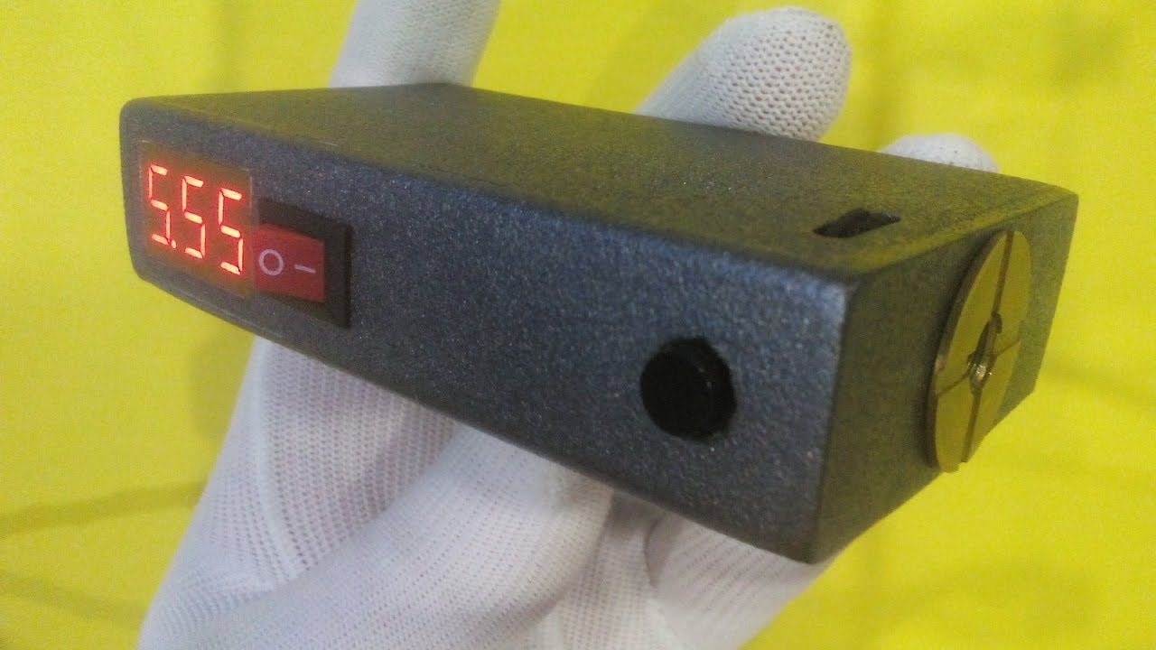 DIY/Самодельный Бокс Мод на мосфете и таймере NE555 с регулировкой мощности. (ИТОГ)