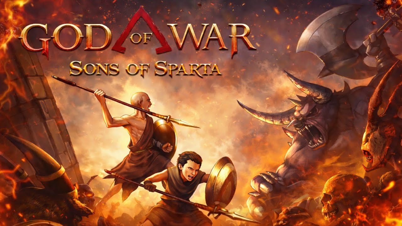 God of War Sons of Sparta  O PASSADO DO FANTASMA DE ESPARTA 😍