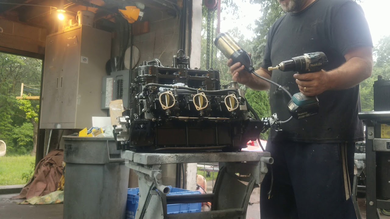 Yamaha 1200R 2 stroke injection oil pump testing