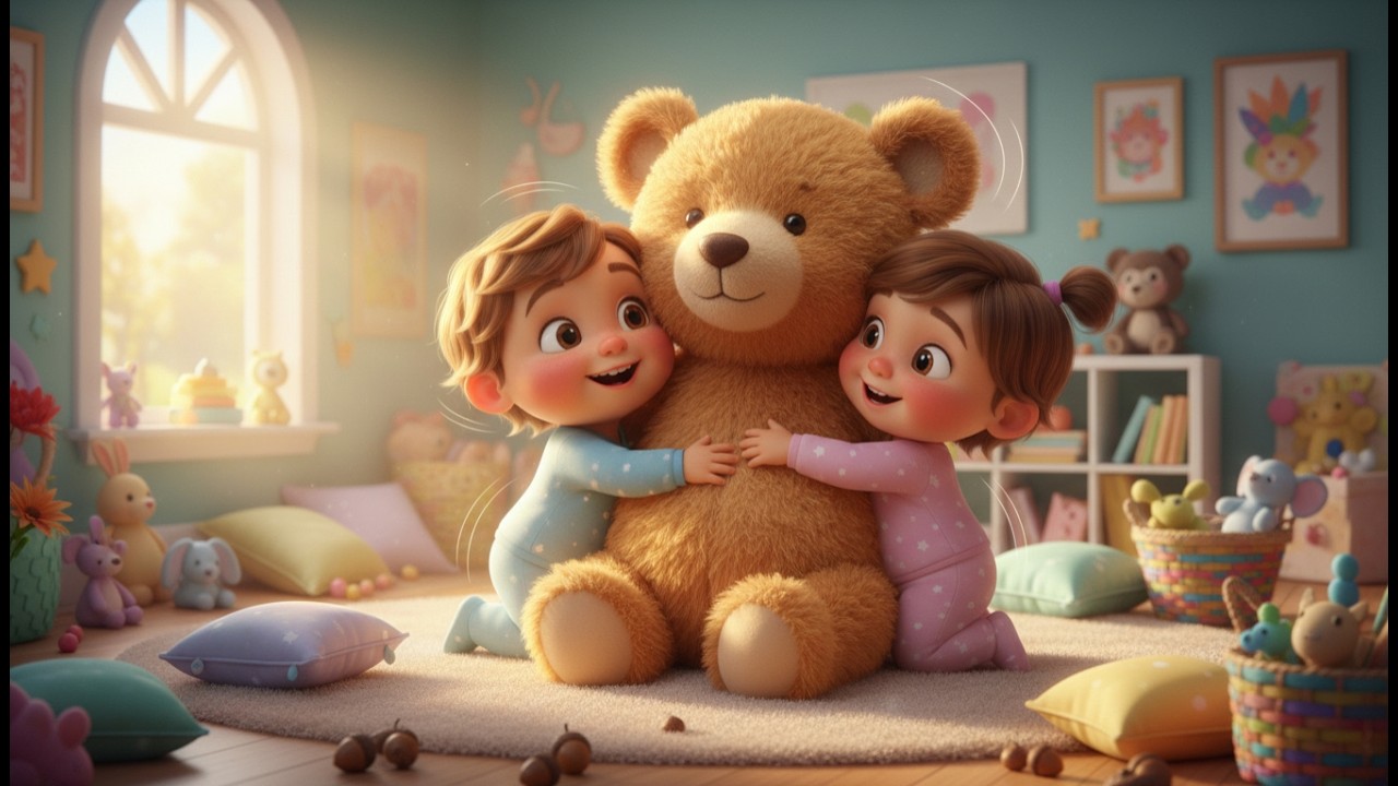 Teddy Bear Hug | Fun Educational Kids Songs | Emotions & Friendship Nursery Rhymes for Toddlers & Pr