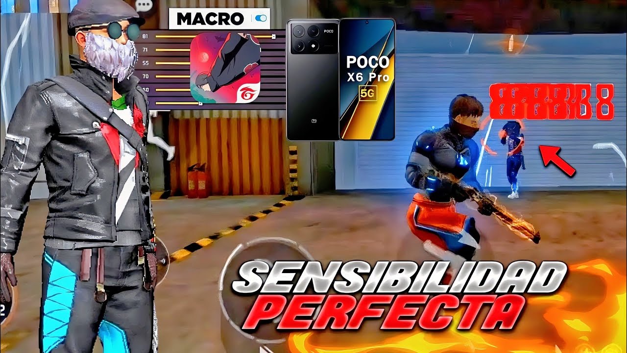 🎯“Xiaomi Poco X6 Pro 5G Free Fire | Sensibilidad + Ajustes Talba y Supresor 🔥🎯” 