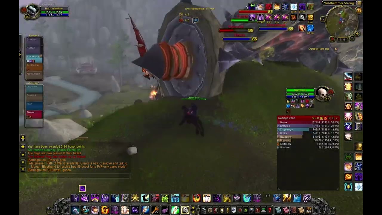 Shadow priest #45 battleground Cataclysm 4.3.4 (Whitemane)
