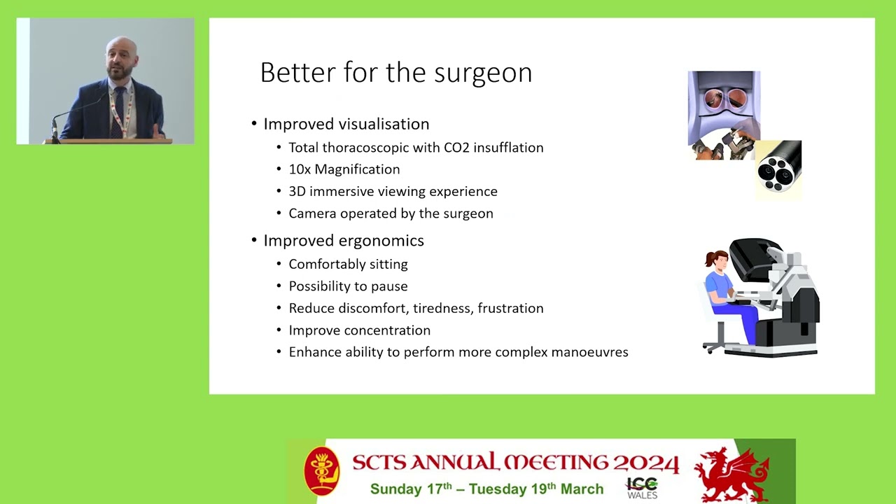Industry Session -  Da Vinci lobectomy  from initial training to productivity
