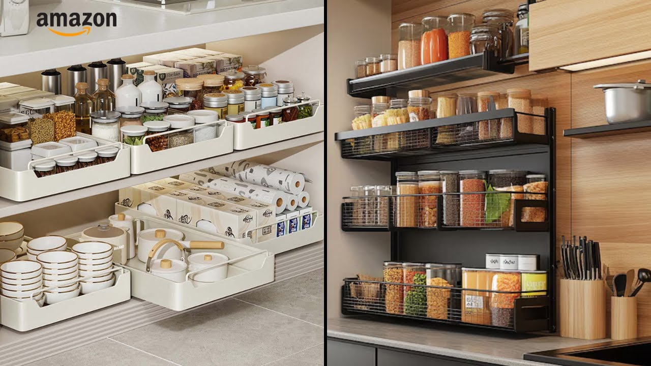 Amazon Kitchen Organization & Storage Hacks To Maximize Space in Your Small Kitchen!(With Prices)