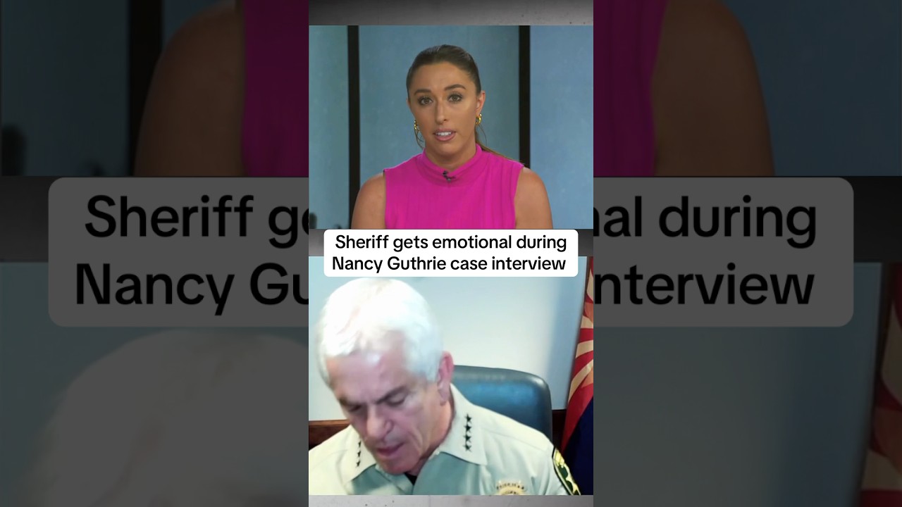 While giving updates about DNA testing, Sheriff Chris Nanos got emotional about Nancy Guthrie search