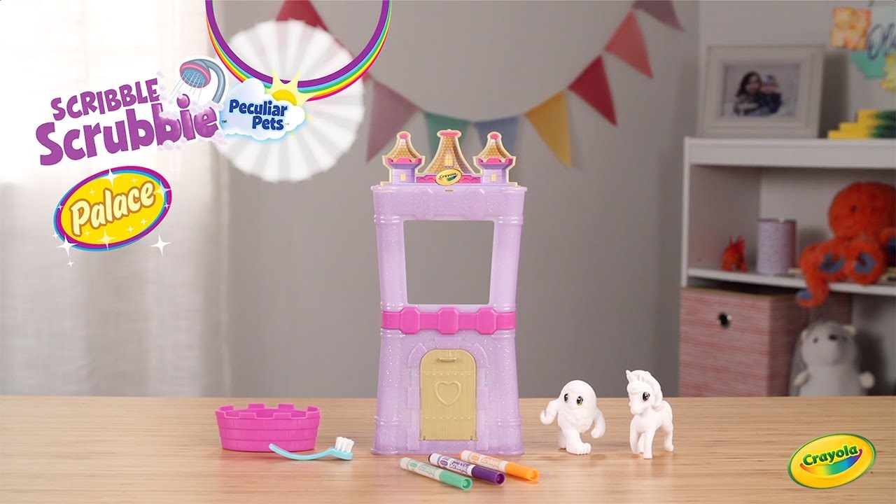 Crayola Scribble Scrubbie Peculiar Pets Palace | | Crayola Product Demo