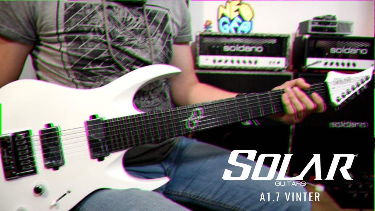 Solar A1.7 Vinter Pearl White Matte 7 STRINGS MODERN METAL REVIEW