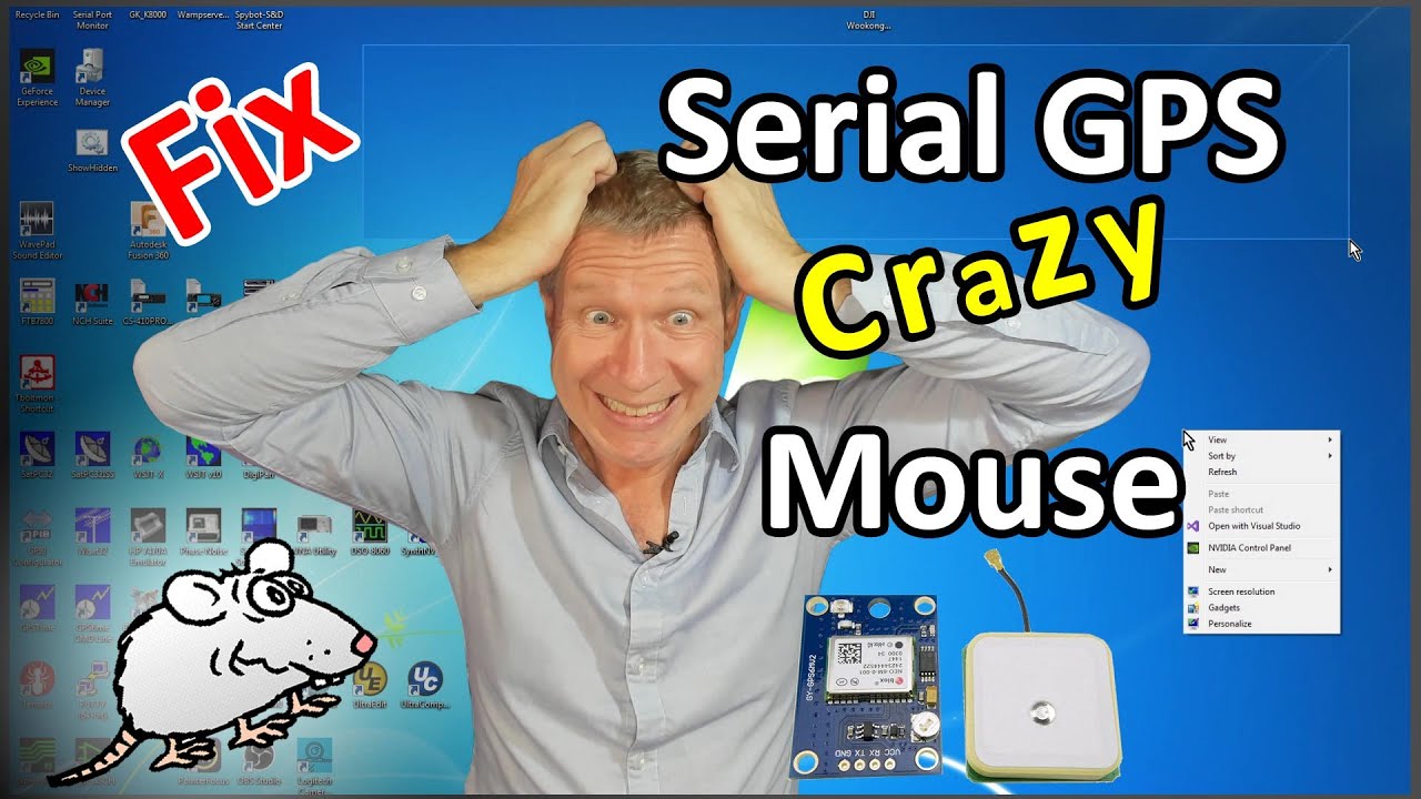How to fix Serial GPS 'Crazy Mouse' Syndrome