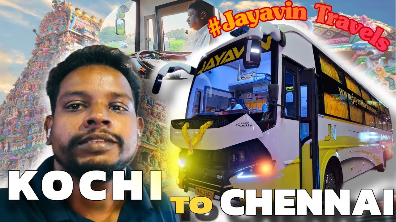 Kochi to Chennai bus Cabin Journey|Bus Journey|Cabin Journey|Jayavin travels #kochi  #chennai