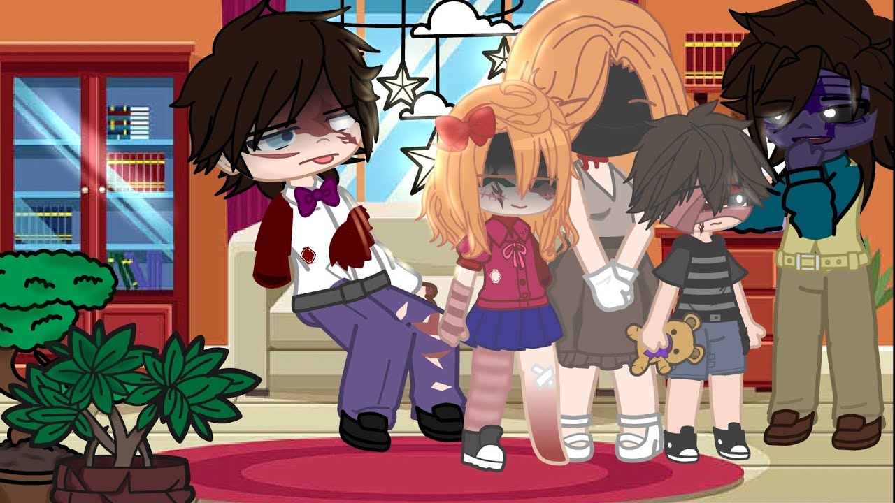 Aftons presos 24h em uma casa // gacha club // FNAF // Descrição //