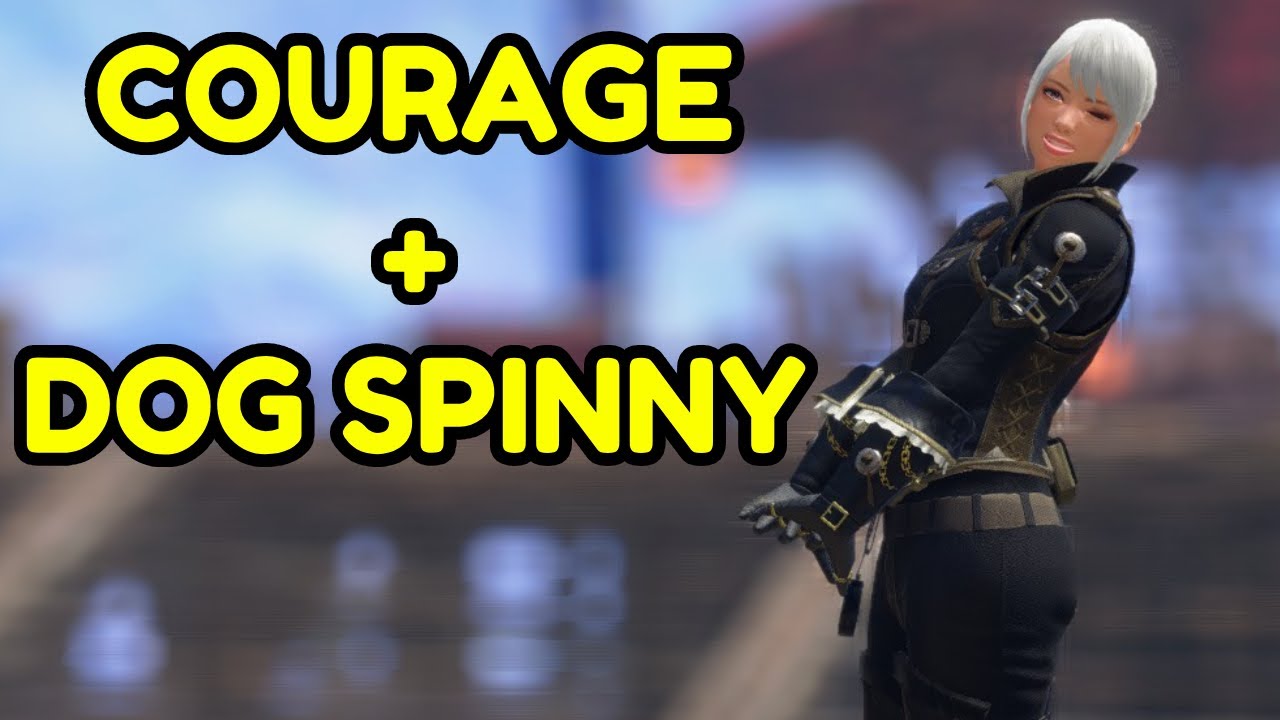 Playing Some Courage Hammer And Dog Spinnies