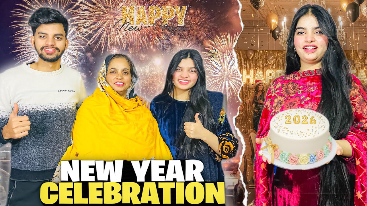 2026 NEW YEAR CELEBRATION WITH FAMILY😍New Year per Ahmad Or Rabia ki larai😰Welcome 2026|Rida’sfamily