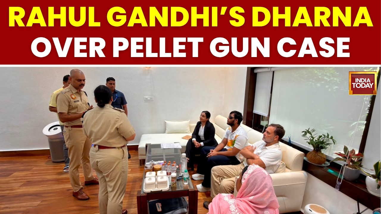 Rahul Gandhi Demands FIR Over Pellet Gun Use | CJP Protest | Rahul Gandhi News | India Today