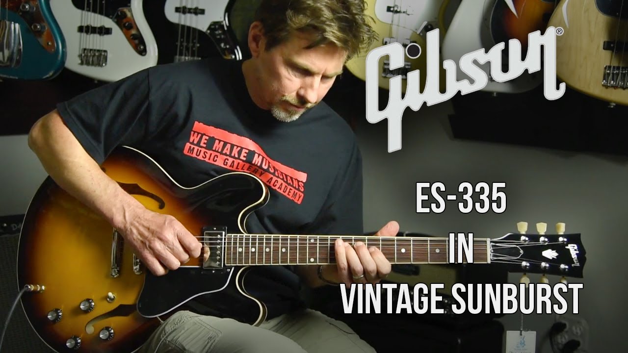 Gibson ES-335 in Vintage Sunburst | Demo with Bill Uhler