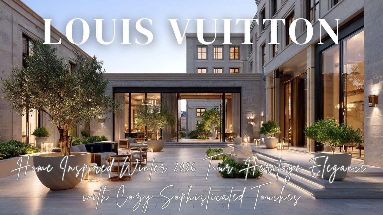 Louis Vuitton Home Inspired Winter 2026 Tour  Heritage Elegance with Cozy Sophisticated Touches