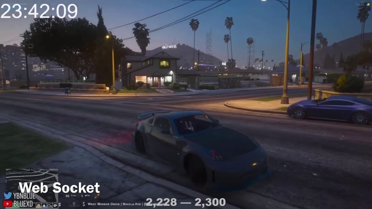 GTA RP | YBNBLUE CRASHES NEW IMPORT INTO A POLICE CAR! 😂 *VERY FUNNY* YBN LOS SCANDALOUS ( 250mph )