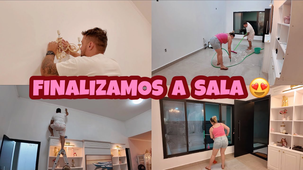 FAXINAMOS TODA A SALA I TERMINAMOS DE PINTAR TUDO I FICOU TÃO LINDO 🥹 I Ketlyn Paiva