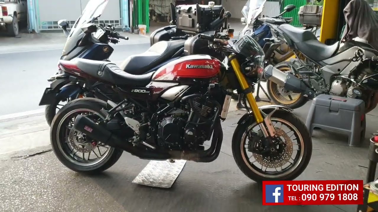 Review Z900RS with Spotlight PIAA LP530 Yellow and fitting kit.