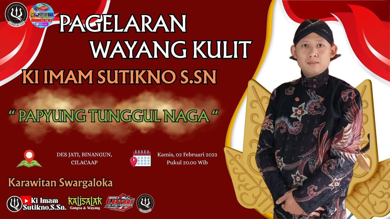#livestream REC WAYANG KULIT KI IMAM SUTIKNO S.Sn LAKON PAYUNG TUNGGUL NAGA 20 JANUARI 2026
