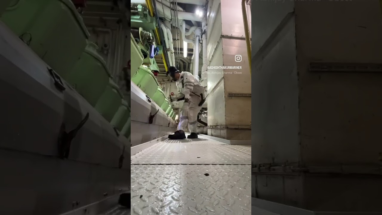 Work of 3rd engineer on #cruiseship  #merchantnavy #lifeatsea
