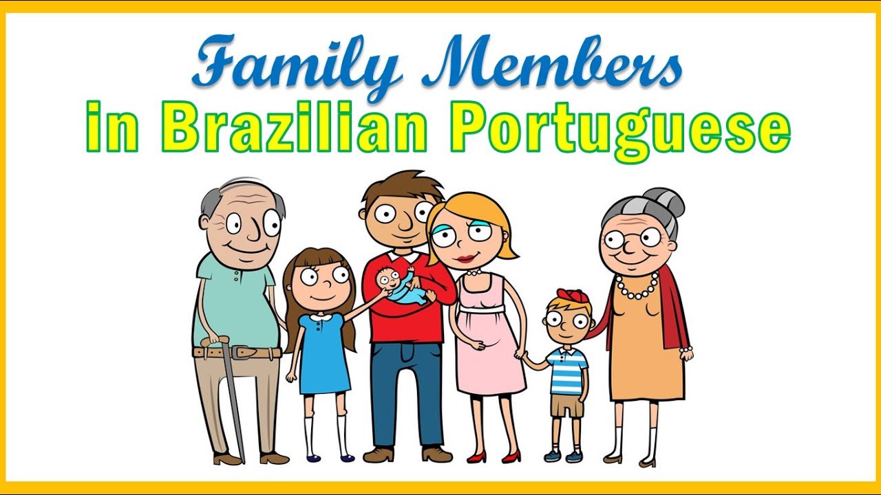 🎯 Family Members / Relatives in Brazilian Portuguese - Vocabulary | #TeacherRicardoFilgueira