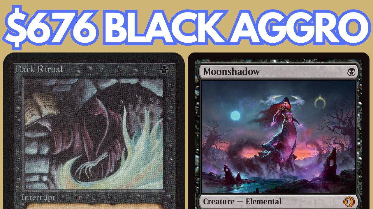 JUST ME CRUSHING UB TEMPO DECKS! Legacy Mono Black Aggro with NO RESERVE LIST cards. MTG League