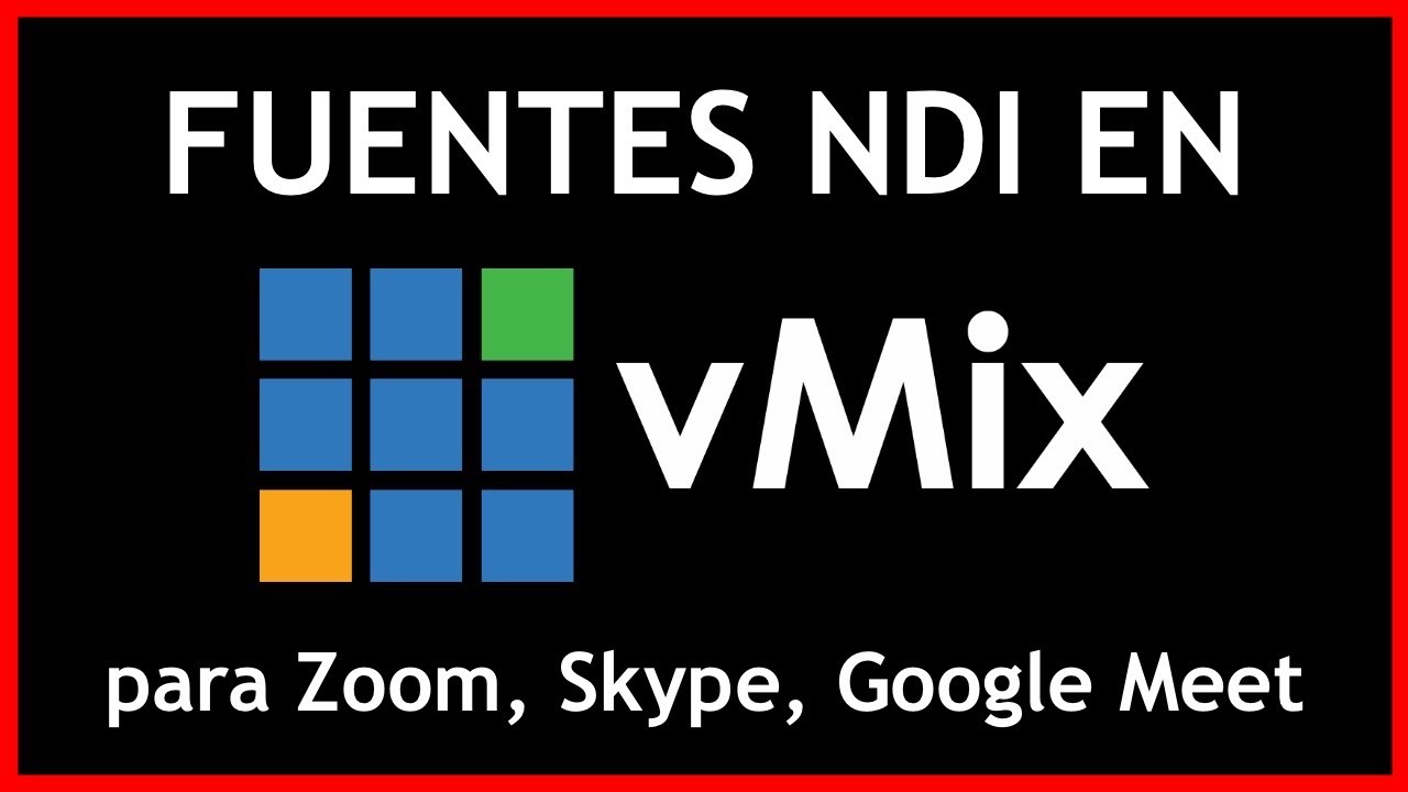 AÑADIR una FUENTE NDI a VMIX | Zoom, Skype, PIP, Capturar ventana |Tutorial vMix en Español #1