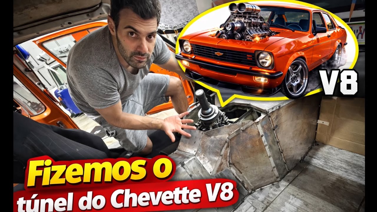 Vamos Levar o CHEVETTE V8 para o BOXER DAY🔥😱Rodando de SC a SP..