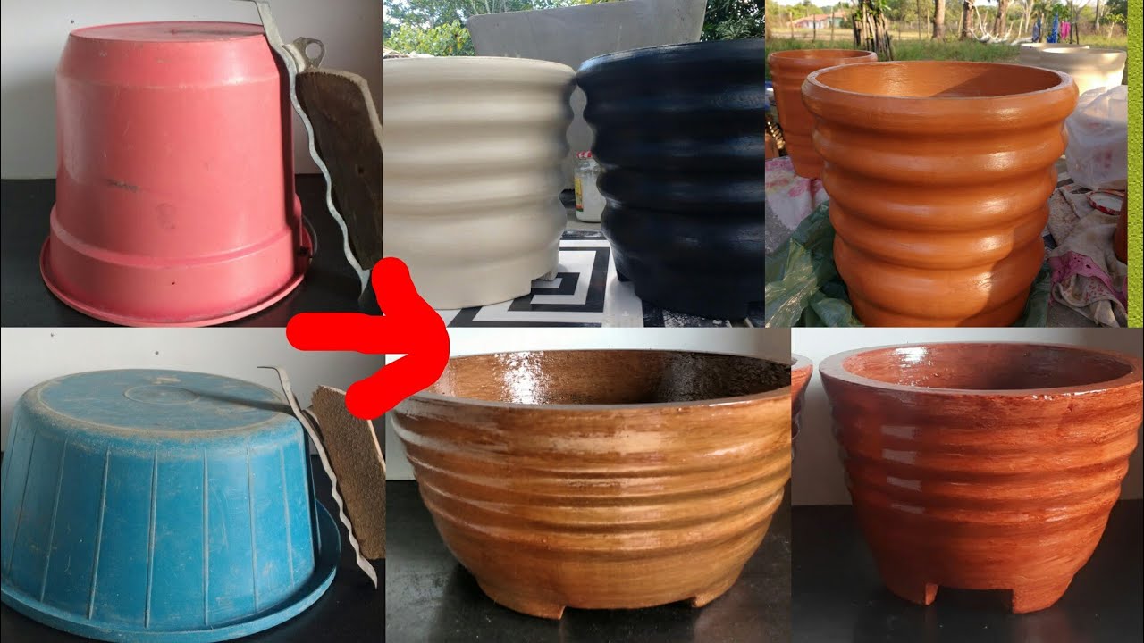Como fazer molde para vaso de cimento. Como fazer gabarito para vaso de cimento. vaso para bonsai
