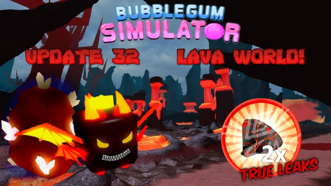 NEW 🔥 LAVA WORLD 🔥 UPDATE! NEW PETS! Roblox Bubblegum Simulator |Update 32|