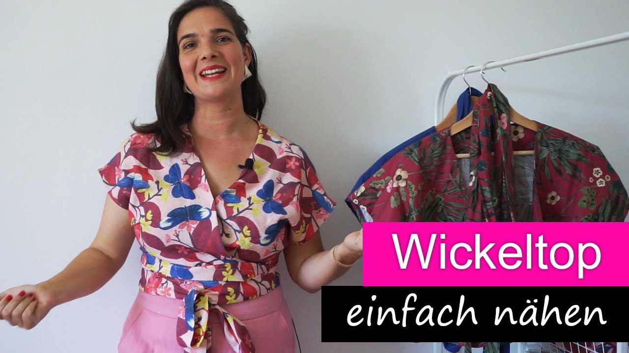 Super Einfache Wickelbluse Selber Nähen | Schnittmuster & Schritt-für-Schritt Anleitung