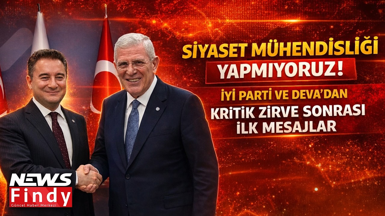 Dervişoğlu ve Babacan Zirvesi Siyasi Mühendislik Konularına Hiç Değinmedik