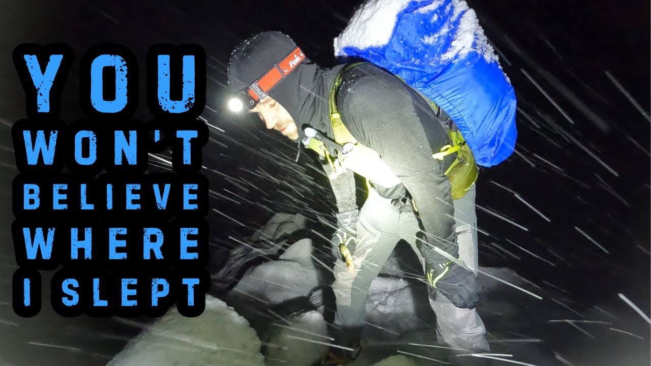 ⚠️BIVVY CAMP ON THE CMD ARETE⚠️ - Solo NIGHT HIKE - Ben Nevis Scotland - Wild Camping UK