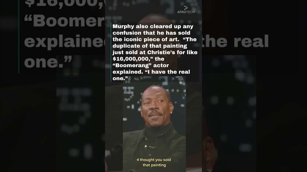 Eddie Murphy Paid How Much For Original 'Sugar Shack' Painting? | Blavity #Shorts