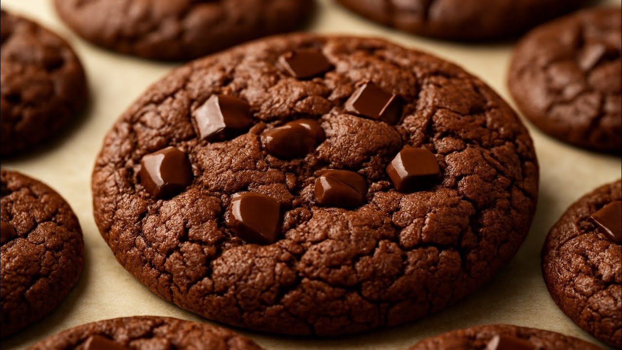 “Homemade Chocolate Cookies That Melt in Your Mouth|Chocolate Lovers’ Dream 🍪