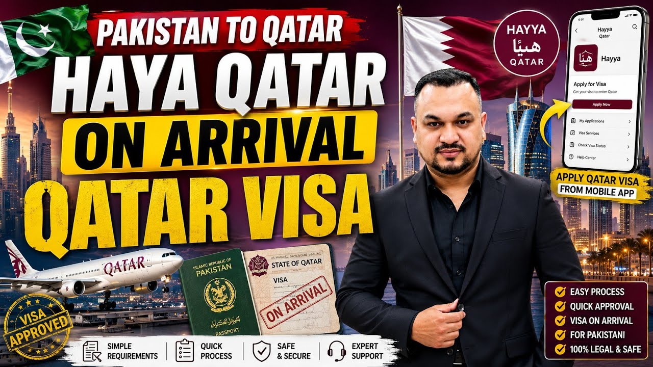 How To Apply For Qatar Visa From Pakistan | Qatar Work Visa For Pakistani 2026 