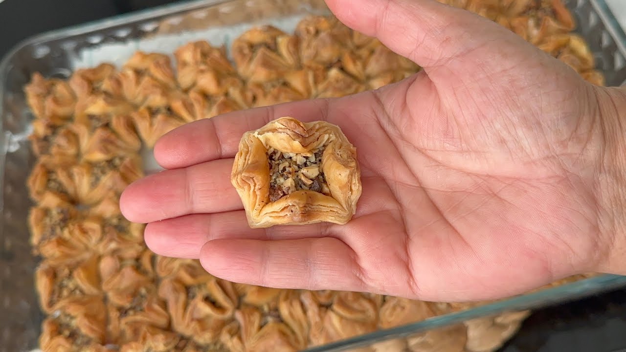 ✅BAKLAVA LEZZETİNDE MİNİK BOHÇA TATLISI😍 YAPIMI ÇOK KOLAY BAYRAMA YAPILSIN✅
