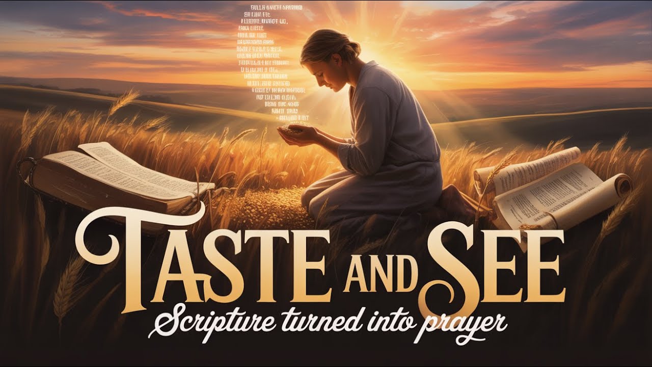 🕊️✨ The Song of Taste And See: Scripture Turned Into Prayer 🙏