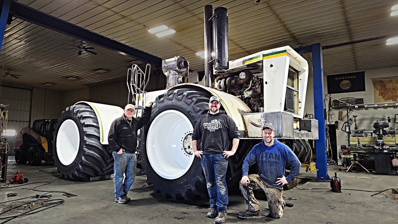 It's a MONSTER!! 🤯 Worlds Largest Ag Tires Going On!! - Monster BIG BUD